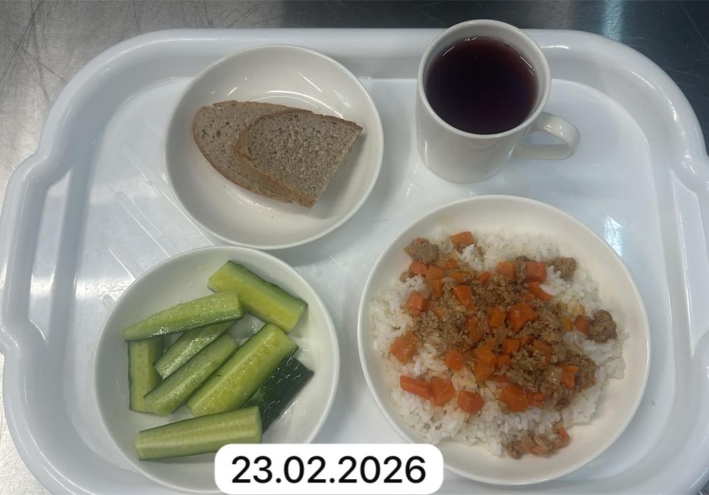 Күнделікті меню 23.02.2026